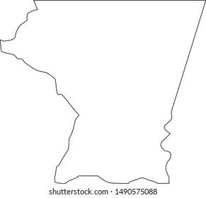 map of carroll County in state of Maryland