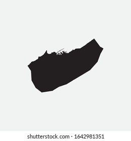 Map of Casablanca - Morocco graphic element Illustration template design
