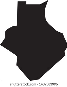 Map of Casey County in the state of Kentucky
