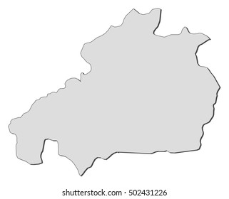 Map - Castelo Branco (Portugal)