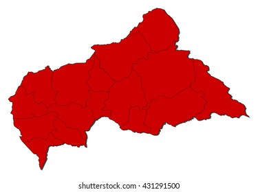 Map - Central African Republic