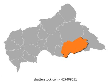 Map - Central African Republic, Mbomou