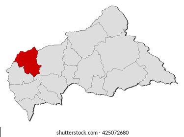 Map - Central African Republic, Ouham-Pende