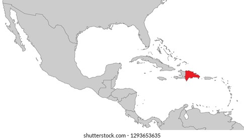 Map of Central America