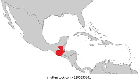 Map of Central America