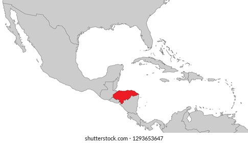 Map of Central America