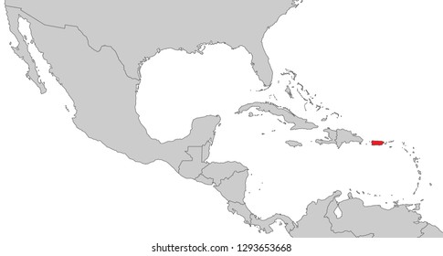 Map of Central America