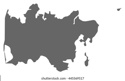 Map - Central Denmark (Danmark)