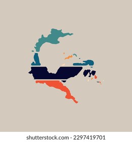 Map of Central Sulawesi creative design