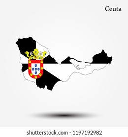 Map of Ceuta