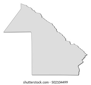 Map - Chaco (Argentina)