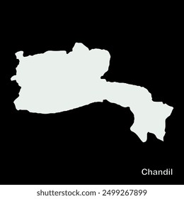 Karte von Chandill Block, Saraikela District, Jharkhand State, Republik Indien, Regierung von Jharkhand, Indisches Territorium, Ostindien, Politik, Dorf, Tourismus
