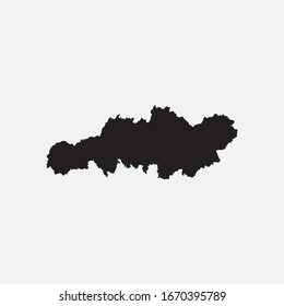 Map of Changsha - China graphic element Illustration template design
