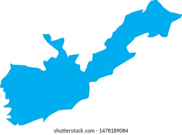 Map of Charleston County in the state of South Carolina