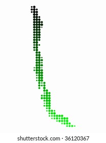 Map of Chile