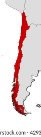 Map - Chile