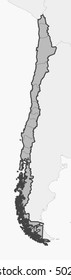 Map - Chile