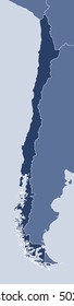 Map - Chile