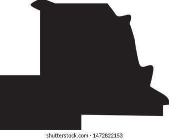 map of Chilton in state of alabama