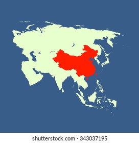 map of china