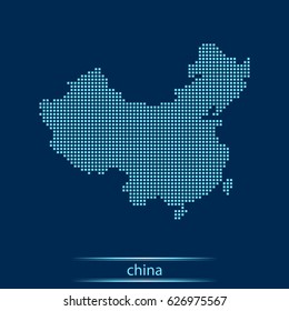 map of China