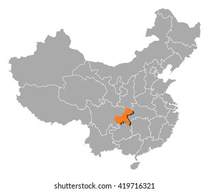Map - China, Chongqing