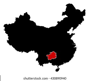Map - China, Guizhou