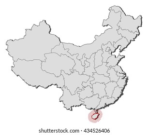 Map - China, Hainan