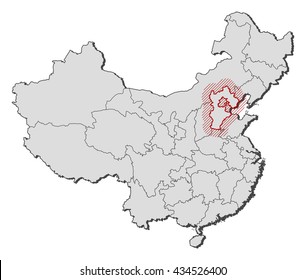 Map - China, Hebei