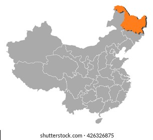 Map - China, Heilongjiang