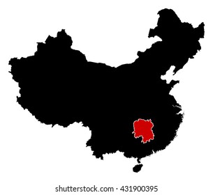 Map - China, Hunan