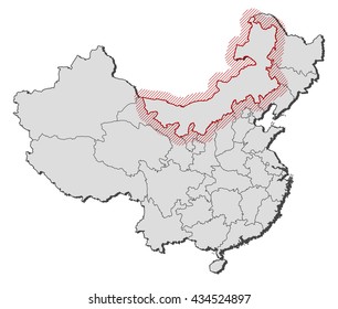 Map - China, Inner Mongolia