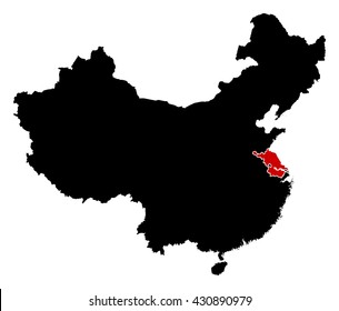 Map - China, Jiangsu