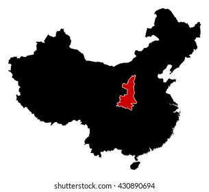 Map - China, Shaanxi