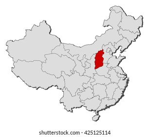 Map - China, Shanxi