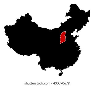 Map - China, Shanxi