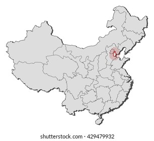 Map - China, Tianjin