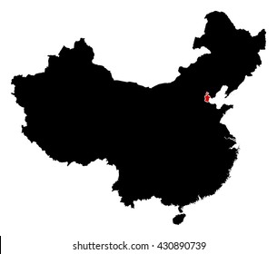 Map - China, Tianjin