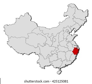 Map - China, Zhejiang