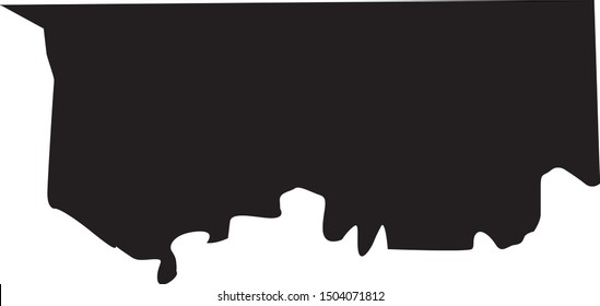map of choctaw county in state of oklahoma