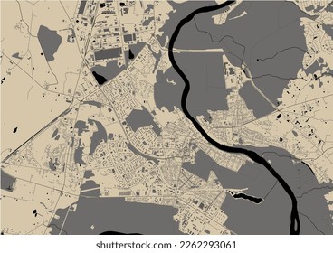 mapa de la ciudad de Alytus, Lituania