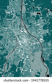 Stadtplan Augsburg, Deutschland