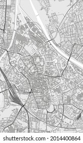 Stadtplan Augsburg, Deutschland