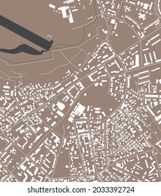 map of the city of Balti, Moldova