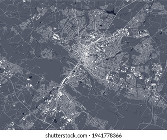 Stadtplan von Bielefeld, Deutschland