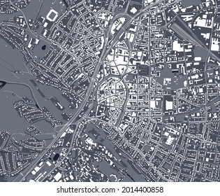 Stadtplan von Bielefeld, Deutschland