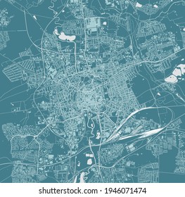 Stadtplan von Braunschweig, Deutschland