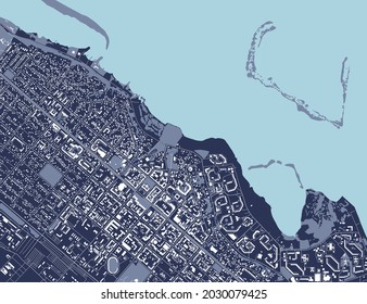mapa de la ciudad de Cherkasy, Ucrania