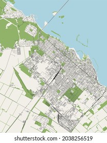 Karte der Stadt Tscherkasy, Ukraine