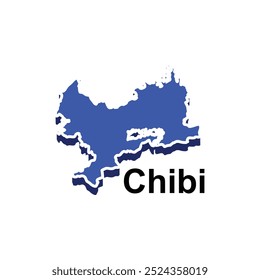 Map City of Chibi design, High detailed vector map of China Vector Design Template, suitable for your company